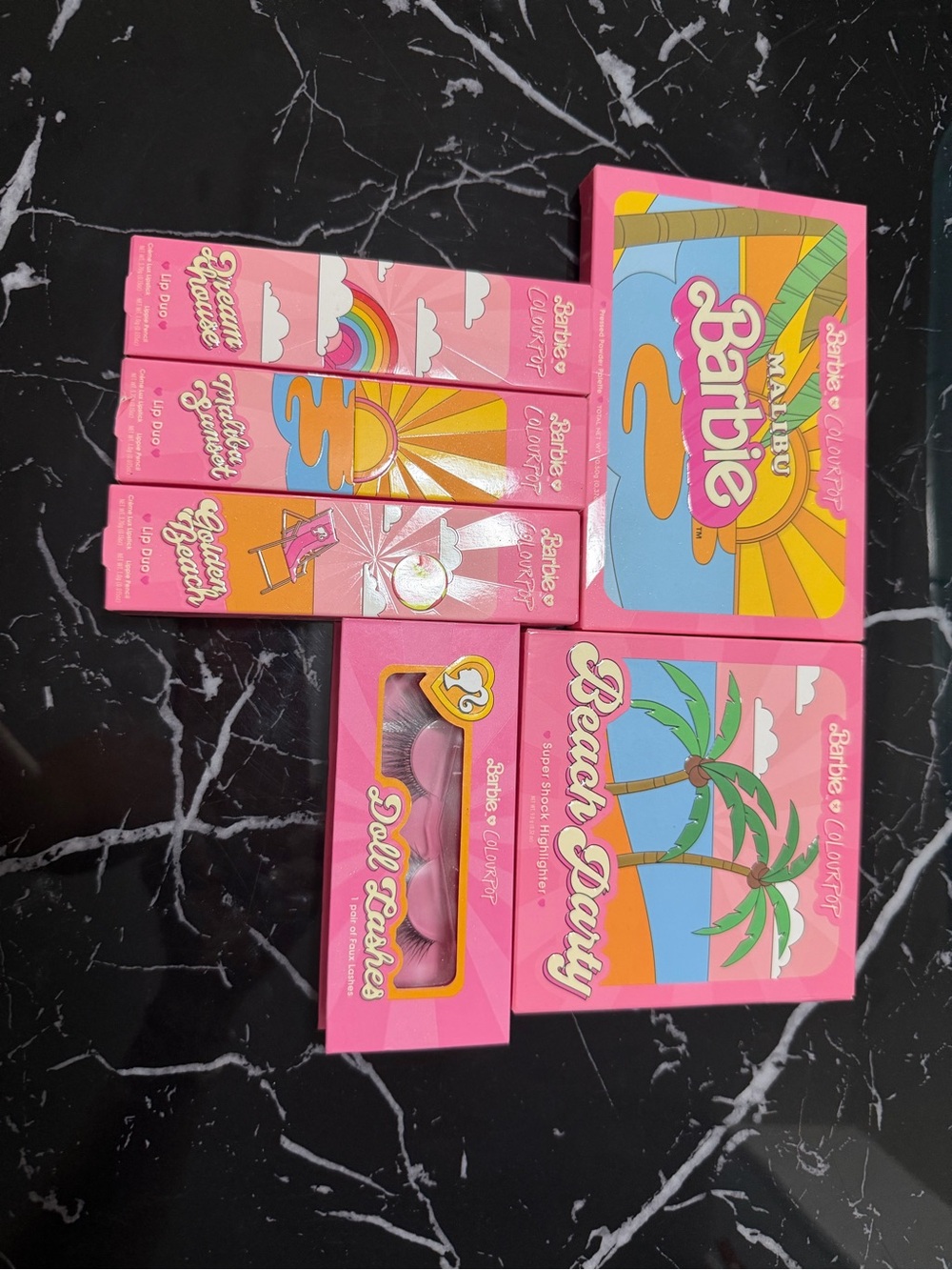 Colourpop x Barbie Malibu Limited Edition Whole Collection Makeup Set